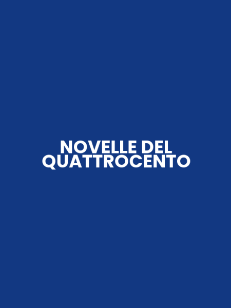 NOVELLE DEL QUATTROCENTO