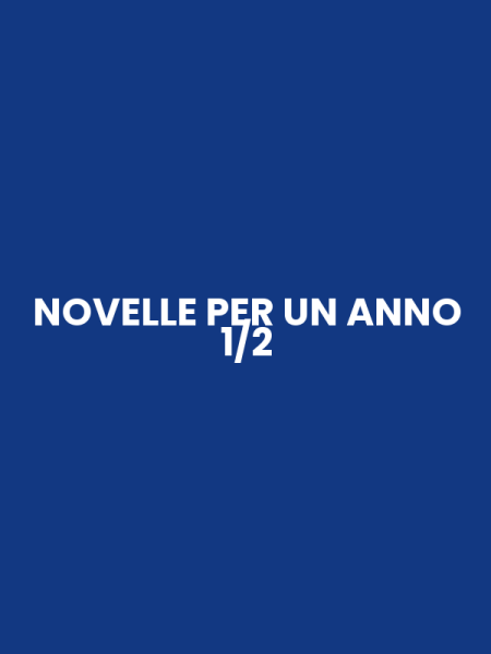 NOVELLE PER UN ANNO 1/2