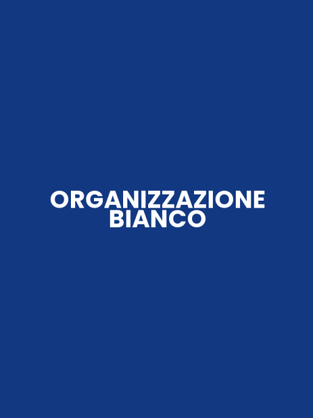 ORGANIZZAZIONE BIANCO