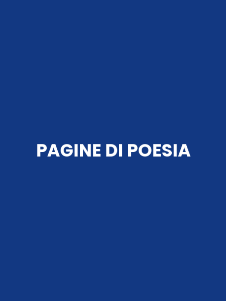 PAGINE DI POESIA