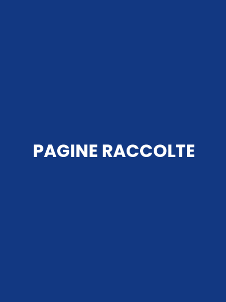 PAGINE RACCOLTE
