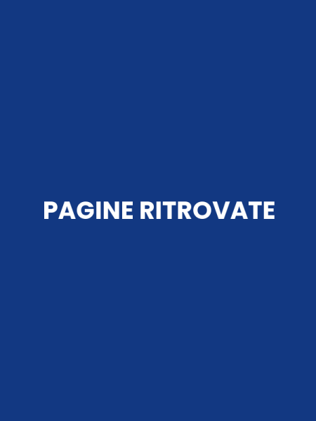 PAGINE RITROVATE