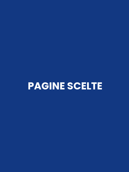PAGINE SCELTE
