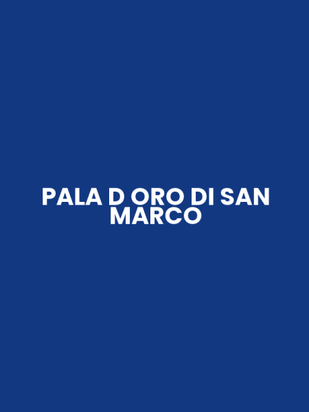 PALA D ORO DI SAN MARCO