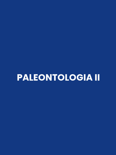PALEONTOLOGIA II