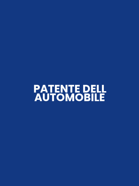 PATENTE DELL AUTOMOBILE