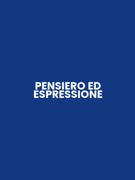 PENSIERO ED ESPRESSIONE