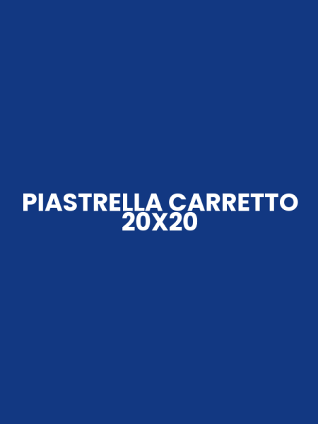 PIASTRELLA CARRETTO 20X20