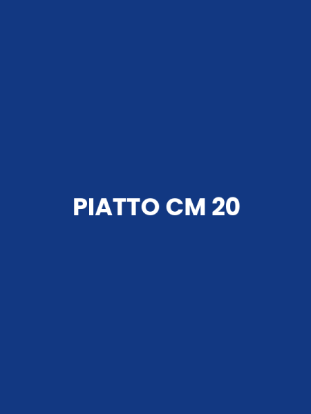 PIATTO CM 20