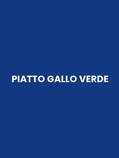 PIATTO GALLO VERDE