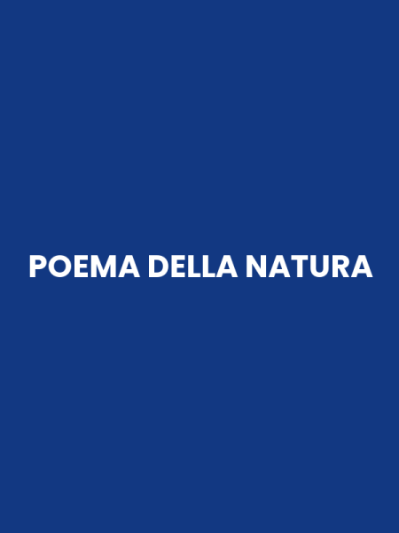 POEMA DELLA NATURA