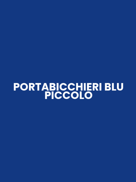 PORTABICCHIERI BLU PICCOLO
