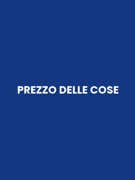 PREZZO DELLE COSE