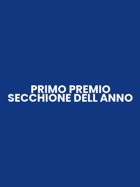 PRIMO PREMIO SECCHIONE DELL ANNO