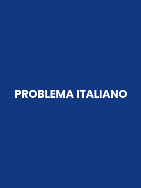 PROBLEMA ITALIANO