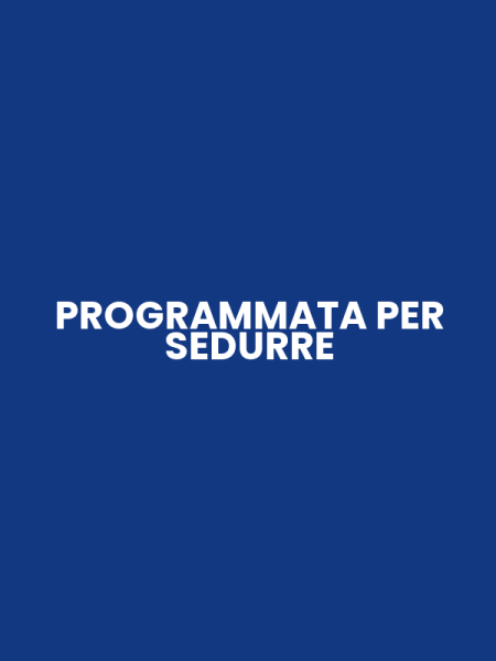 PROGRAMMATA PER SEDURRE