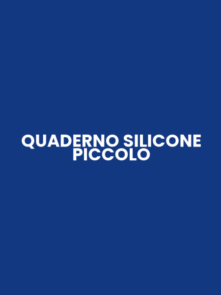 QUADERNO SILICONE PICCOLO