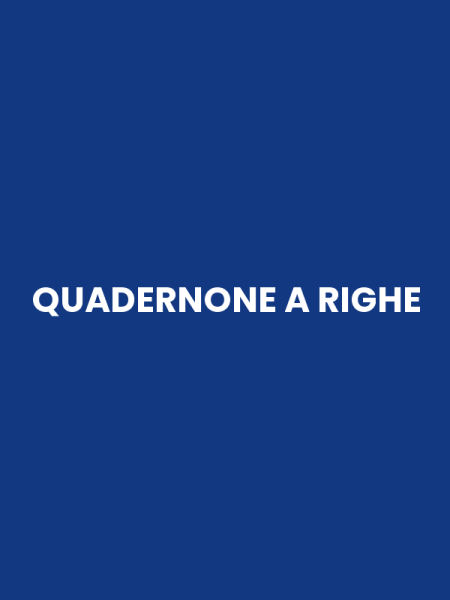QUADERNONE A RIGHE