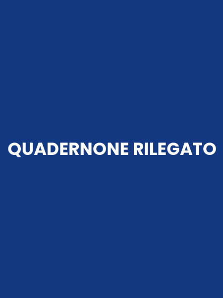 QUADERNONE RILEGATO