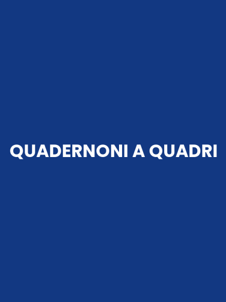 QUADERNONI A QUADRI
