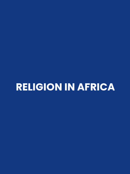 RELIGION IN AFRICA