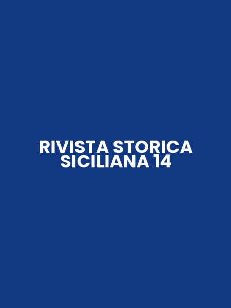RIVISTA STORICA SICILIANA 14