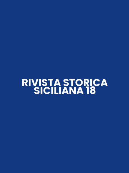 RIVISTA STORICA SICILIANA 18