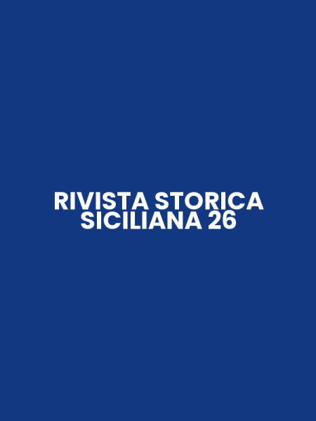 RIVISTA STORICA SICILIANA 26