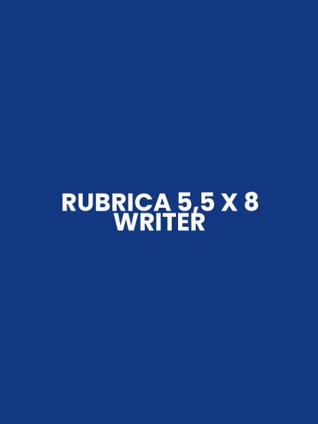 RUBRICA 5,5 X 8 WRITER