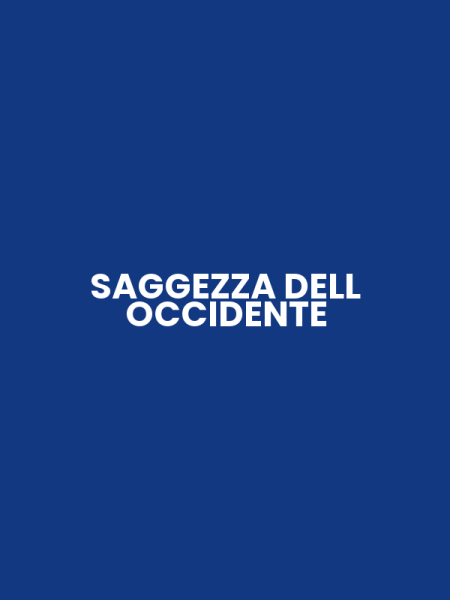 SAGGEZZA DELL OCCIDENTE