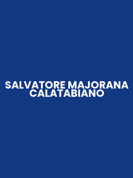 SALVATORE MAJORANA CALATABIANO