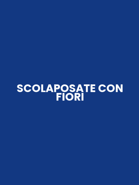 SCOLAPOSATE CON FIORI