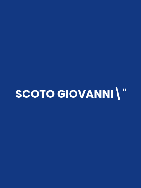 SCOTO GIOVANNI"