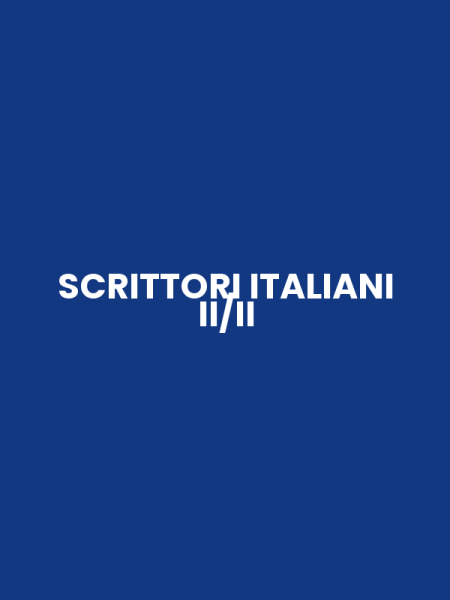SCRITTORI ITALIANI II/II