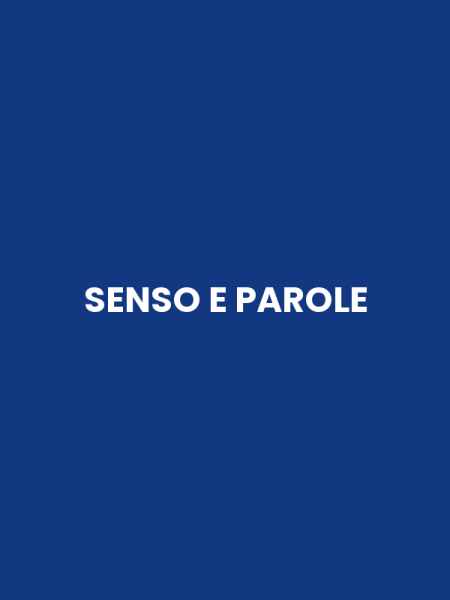SENSO E PAROLE