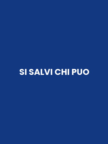 SI SALVI CHI PUO