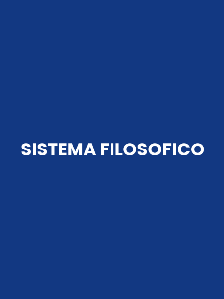 SISTEMA FILOSOFICO