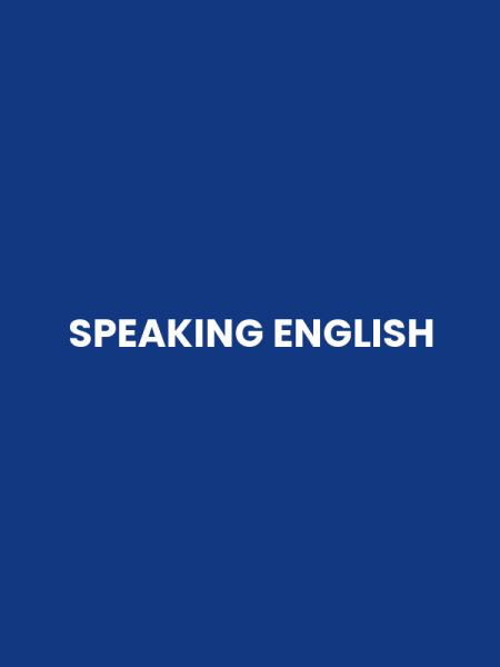 SPEAKING ENGLISH