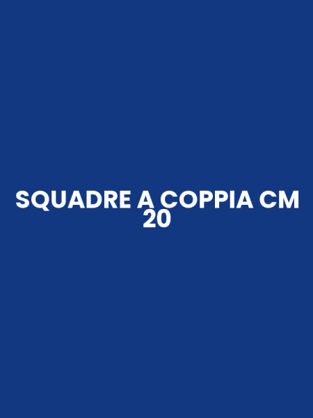 SQUADRE A COPPIA CM 20