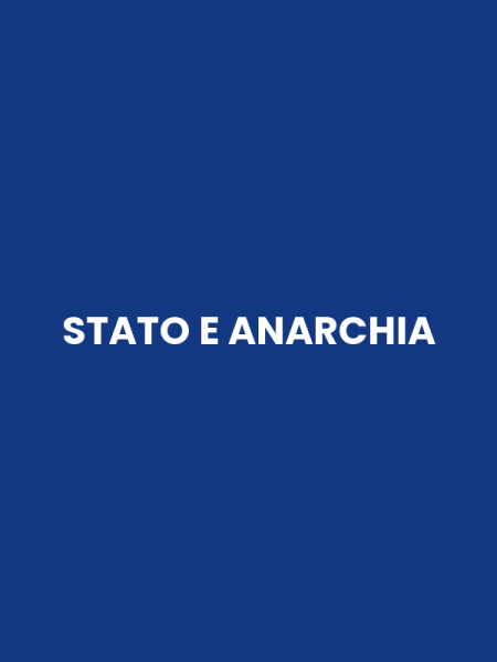 STATO E ANARCHIA