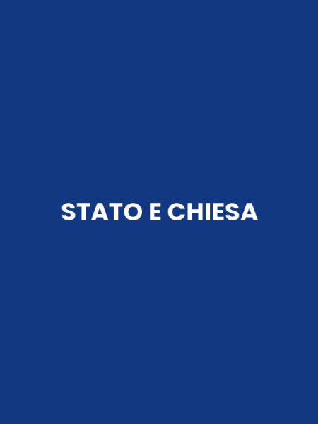 STATO E CHIESA