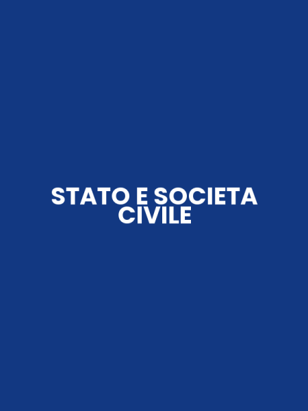 STATO E SOCIETA CIVILE