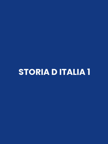 STORIA D ITALIA 1