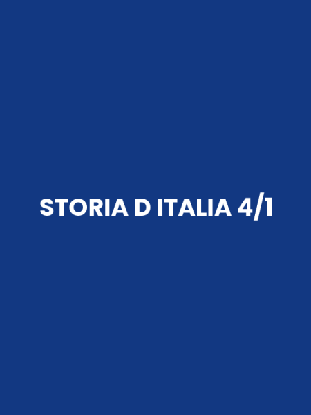 STORIA D ITALIA 4/1