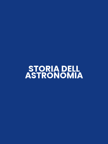 STORIA DELL ASTRONOMIA
