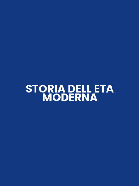 STORIA DELL ETA MODERNA