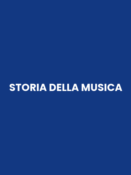STORIA DELLA MUSICA
