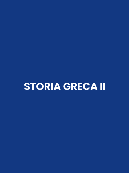 STORIA GRECA II