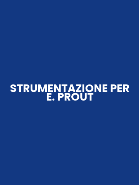 STRUMENTAZIONE PER E. PROUT