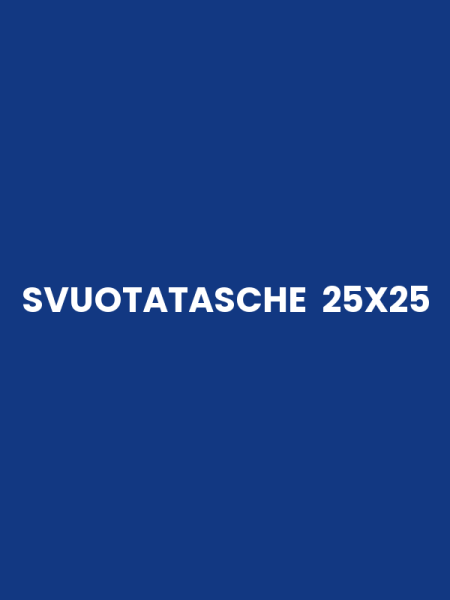 SVUOTATASCHE 25X25